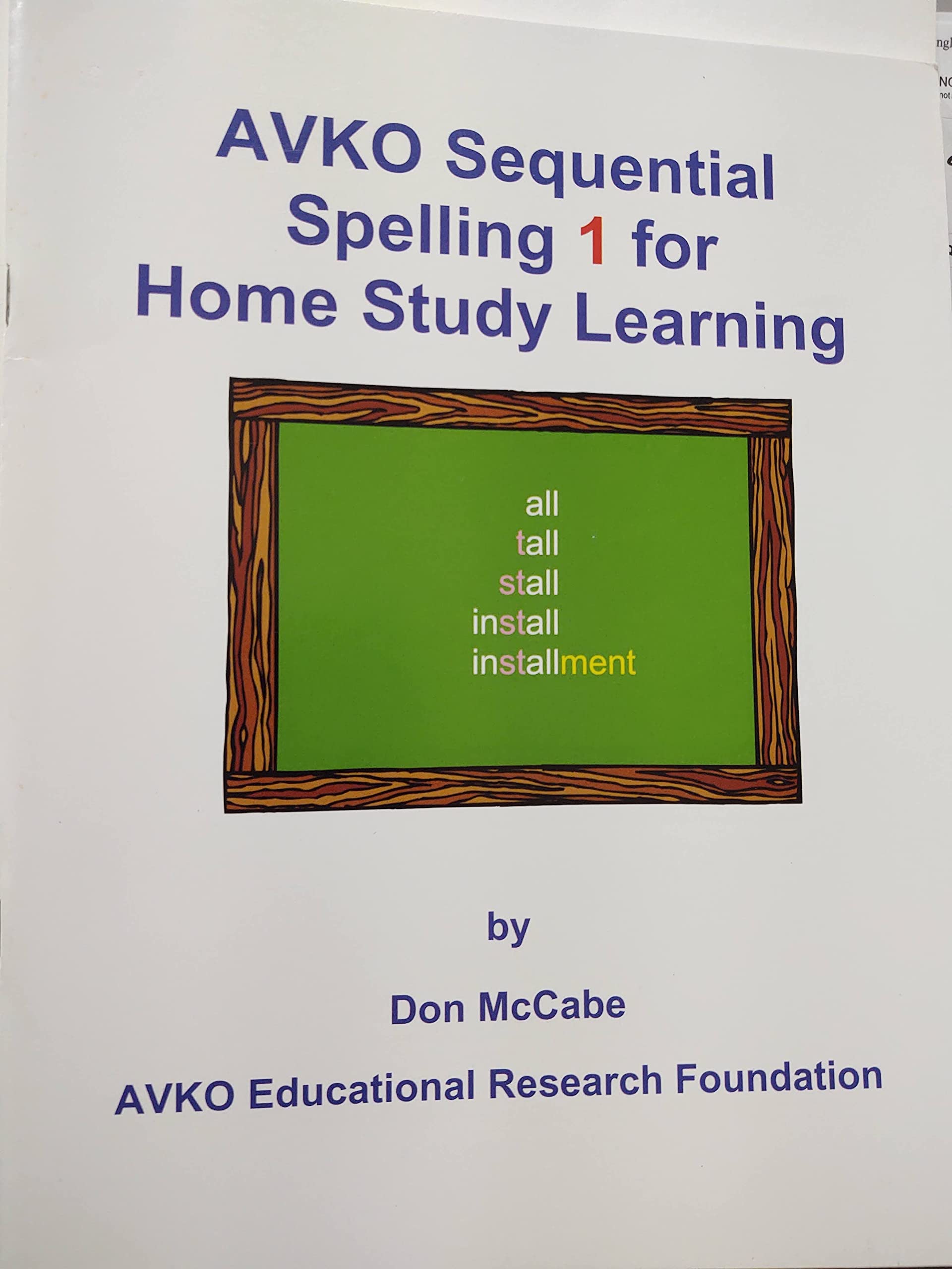 Sequential Spelling 1,New