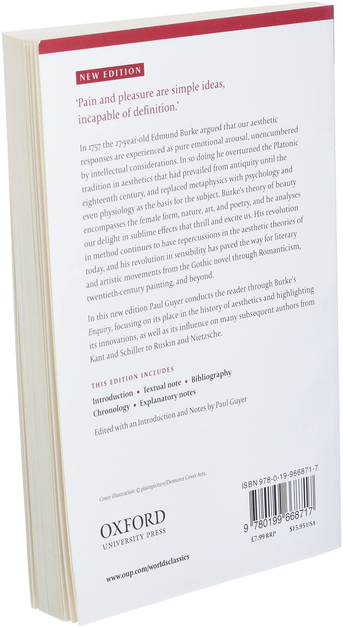A Philosophical Enquiry into the Origin of our Ideas of the Sublime and the Beautiful (Oxford World's Classics),Used