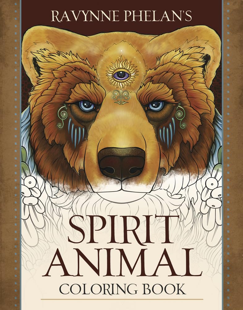 Spirit Animal Coloring Book,New