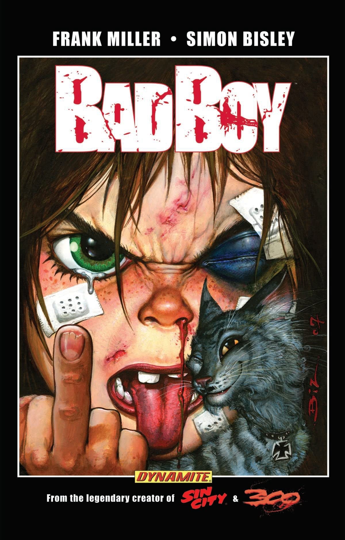 Frank Miller's Bad Boy Bisley Cover,Used