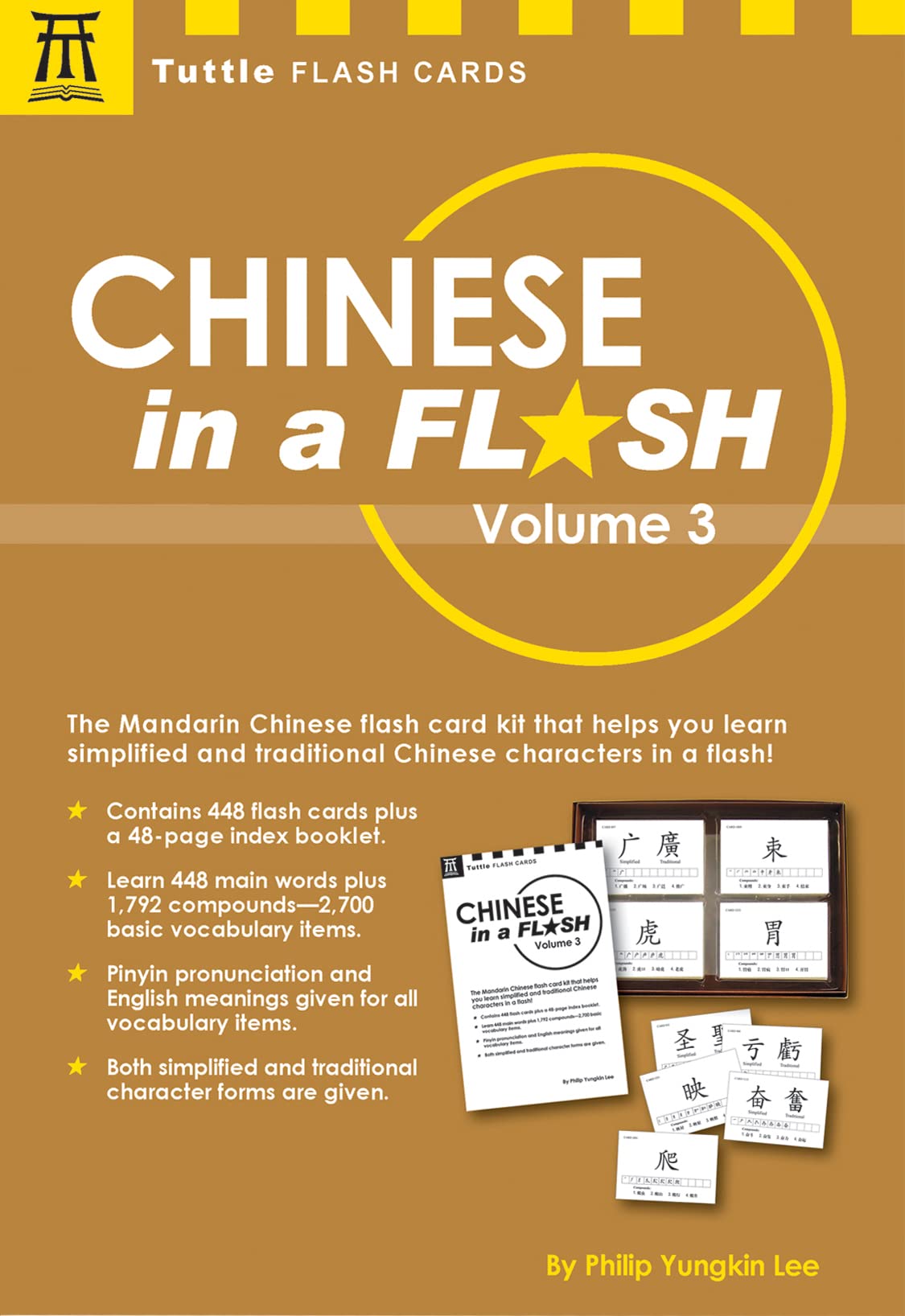 Chinese In A Flash Volume 2 (Tuttle Flash Cards) (Chinese Edition),Used