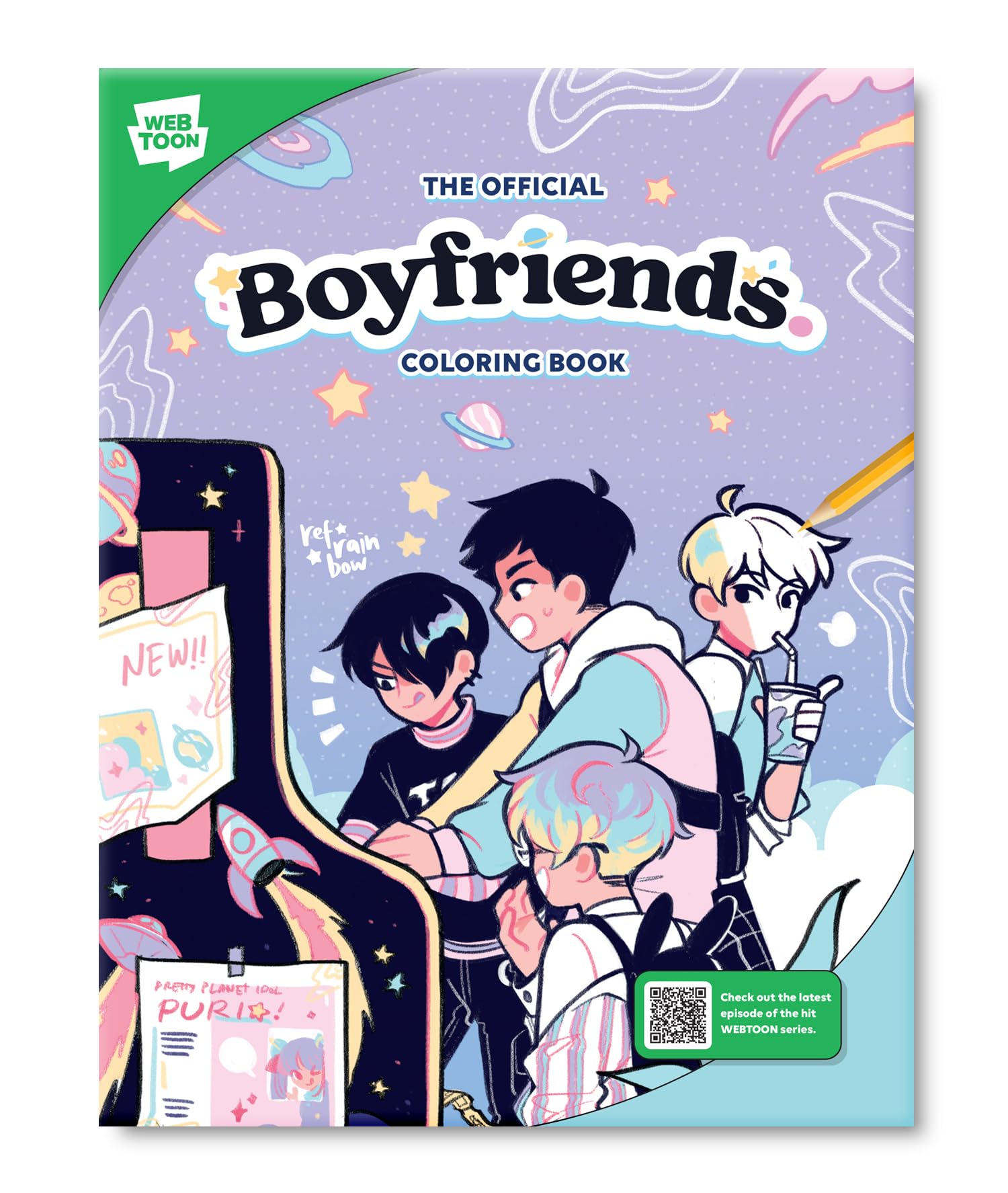 The Official Boyfriends. Coloring Book: 46 Original Illustrations To Color And Enjoy (Webtoon),Used