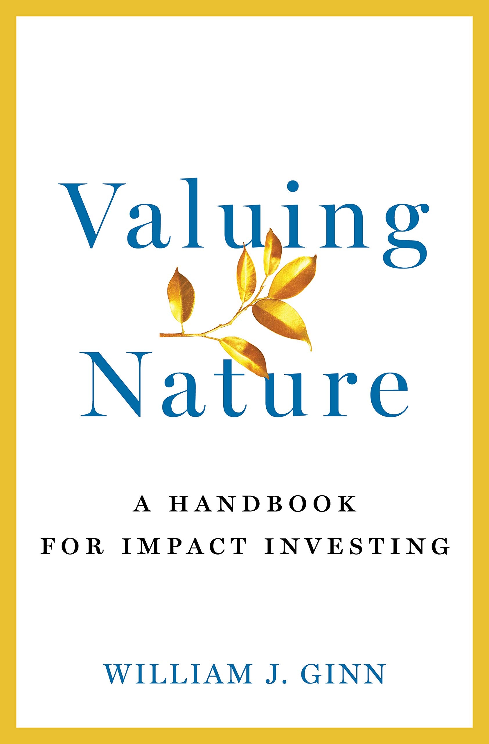 Valuing Nature: A Handbook for Impact Investing,Used