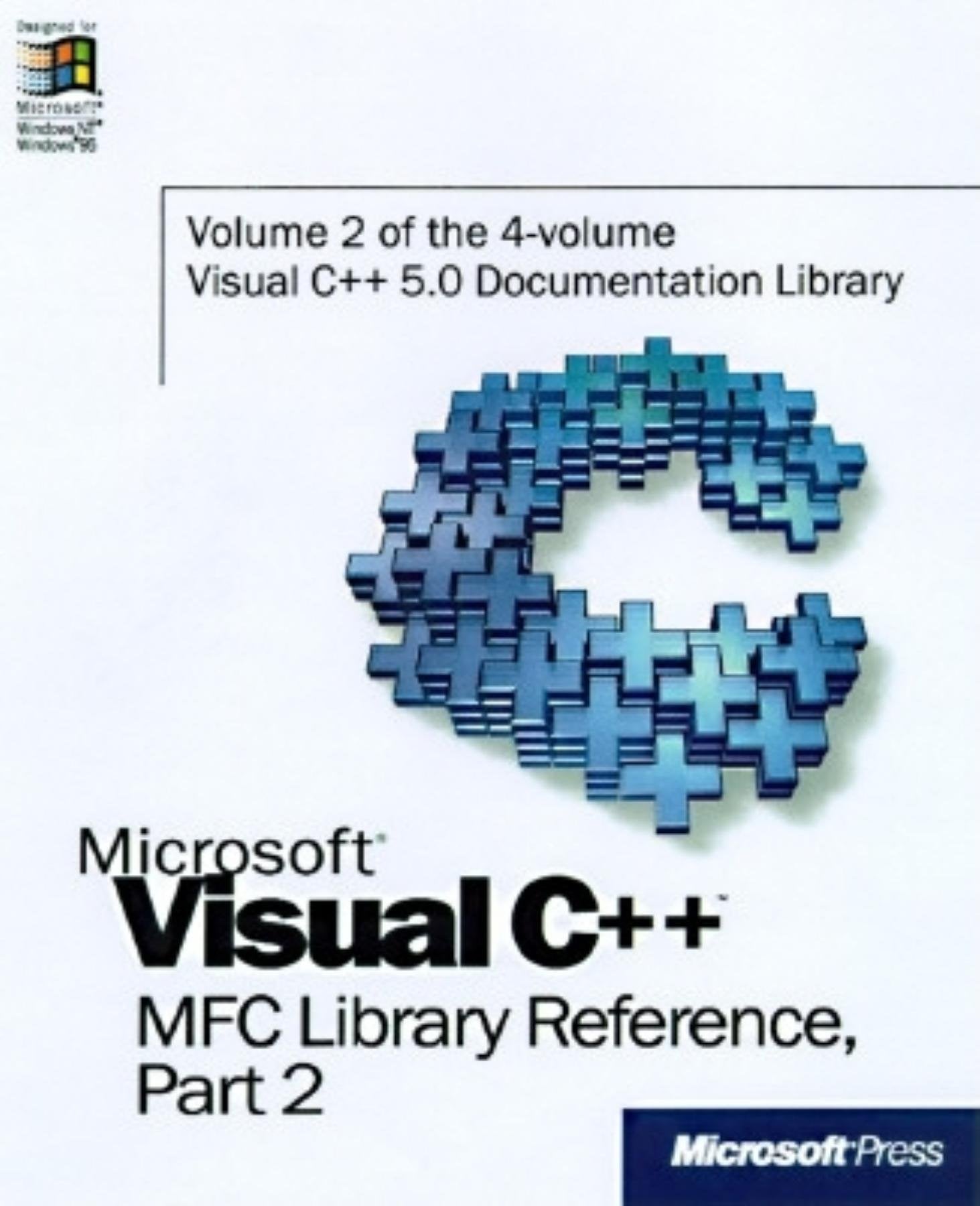 Microsoft Visual C++ Mfc Library Reference, Part 2 (Visual C++ 5.0 Documentation Library , Vol 2, Part 2),Used