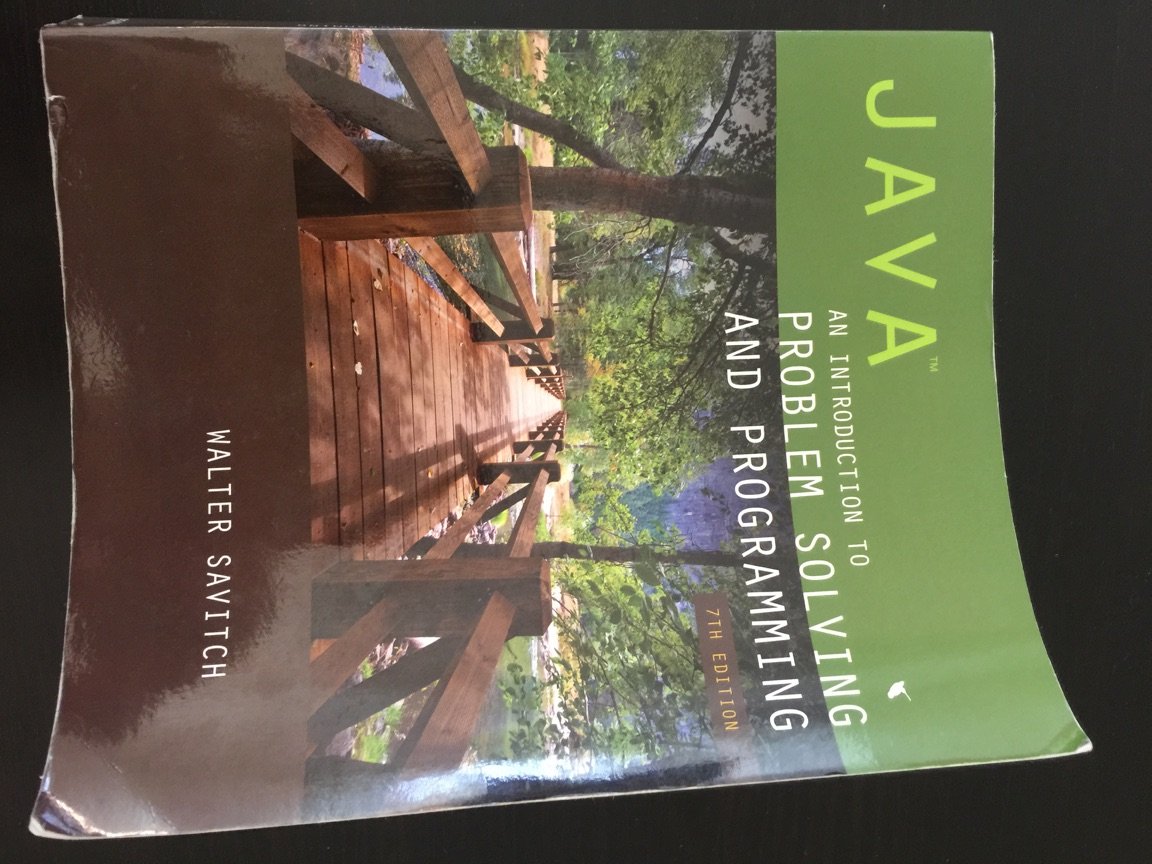 Java: An Introduction to Problem Solving and Programming (7th Edition),Used