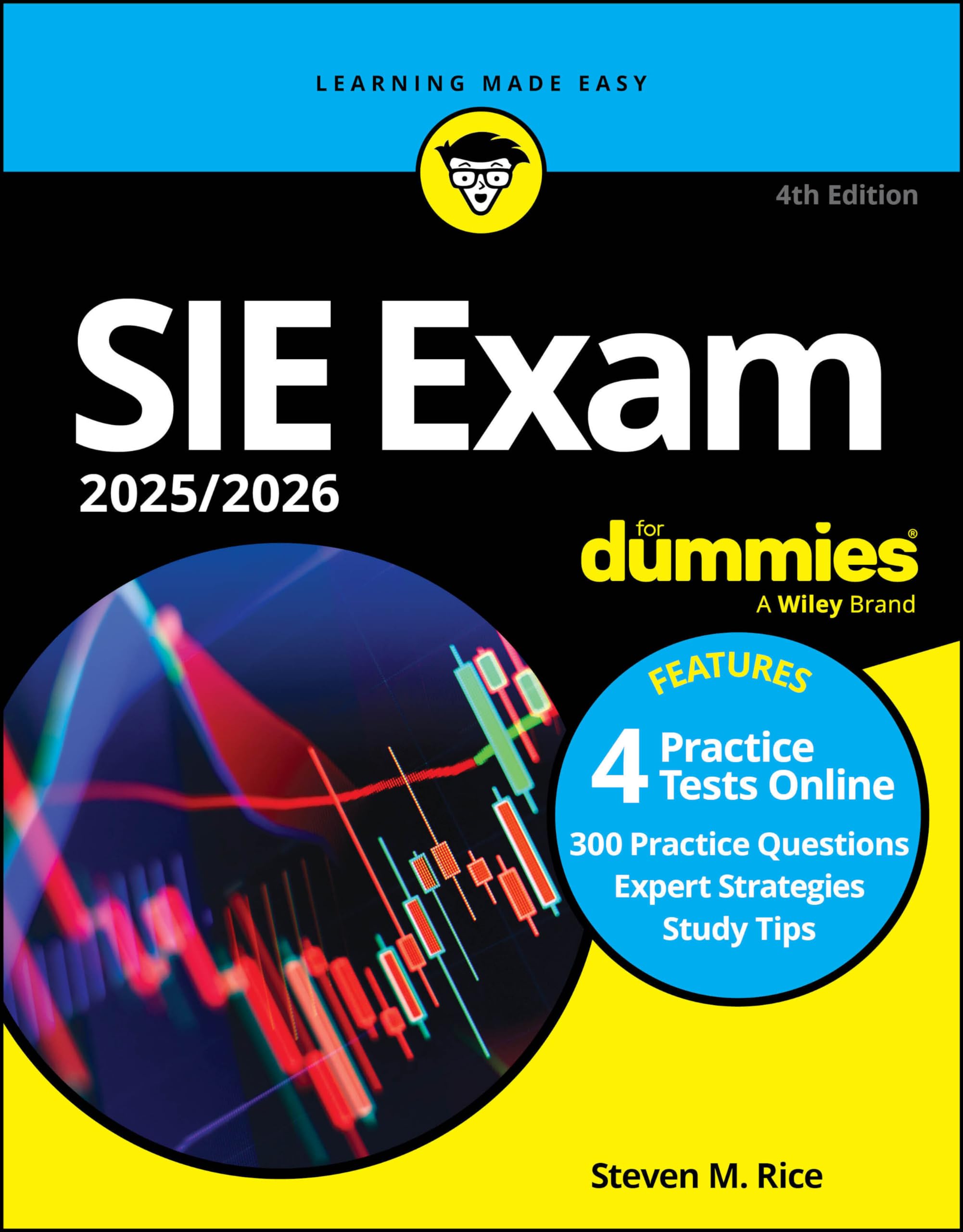 SIE Exam 2025/2026 For Dummies: Securities Industry Essentials Exam Prep + Practice Tests + Flashcards Online,Used