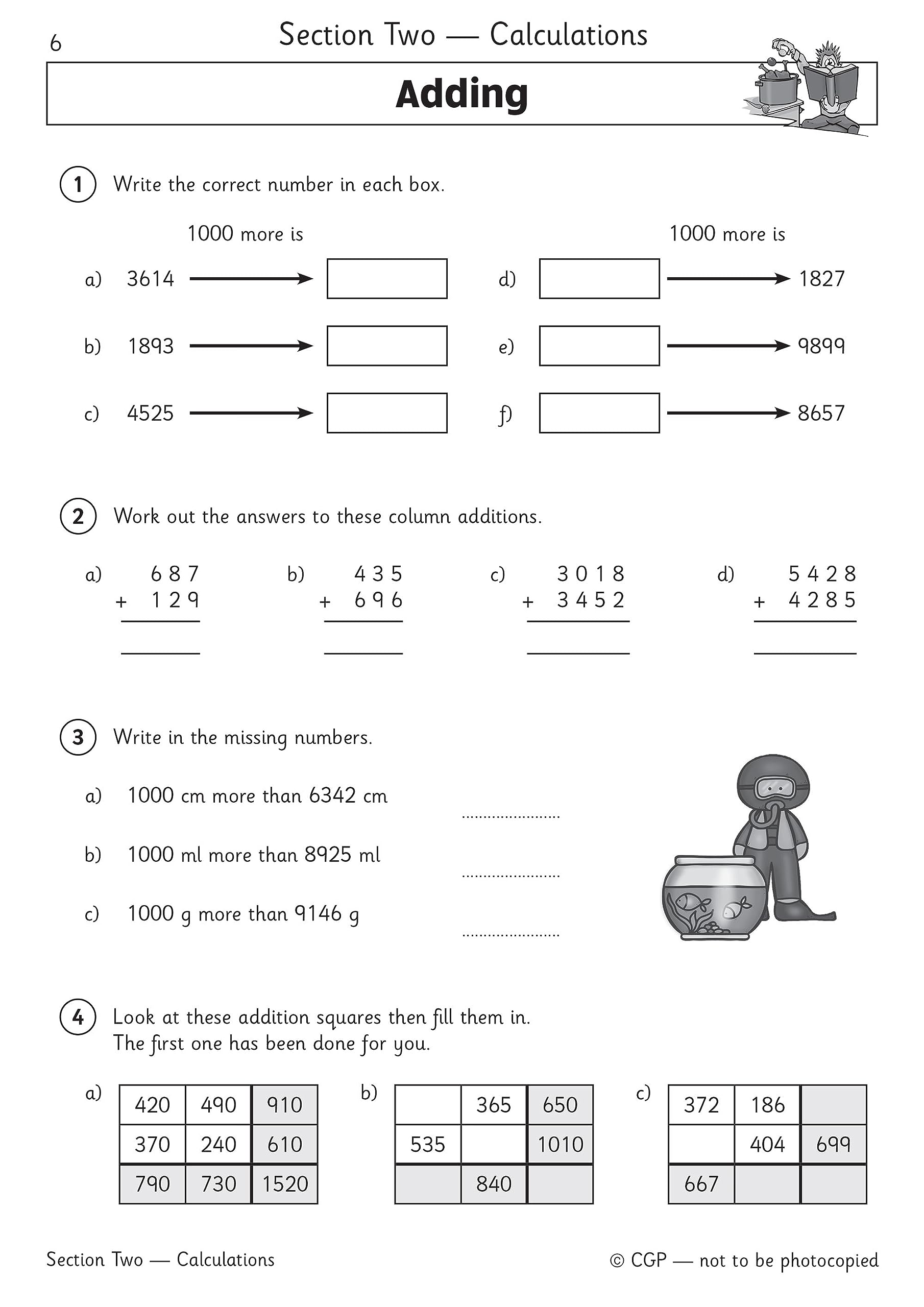 KS2 Maths Workout Year 4 (CGP KS2 Maths),Used