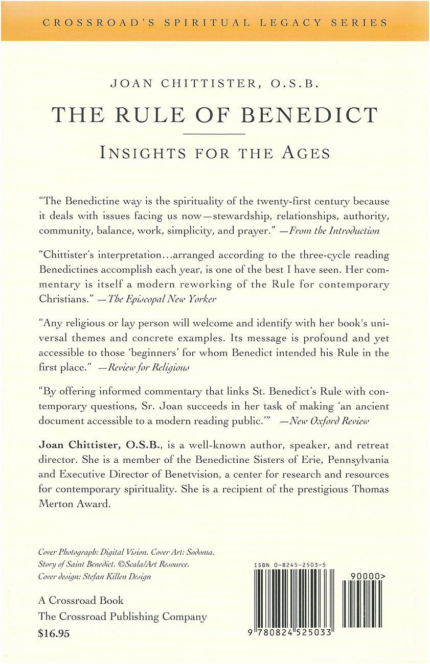 The Rule Of Benedict: Insights For The Ages,Used