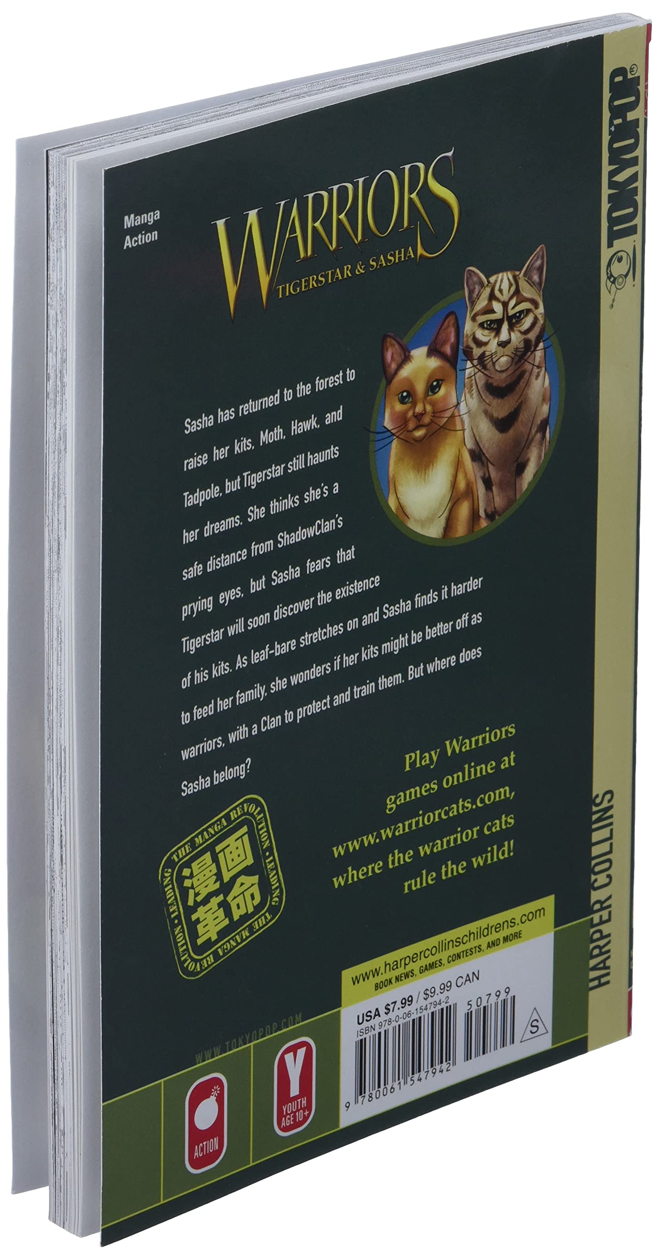 Warriors: Tigerstar And Sasha #3: Return To The Clans,Used