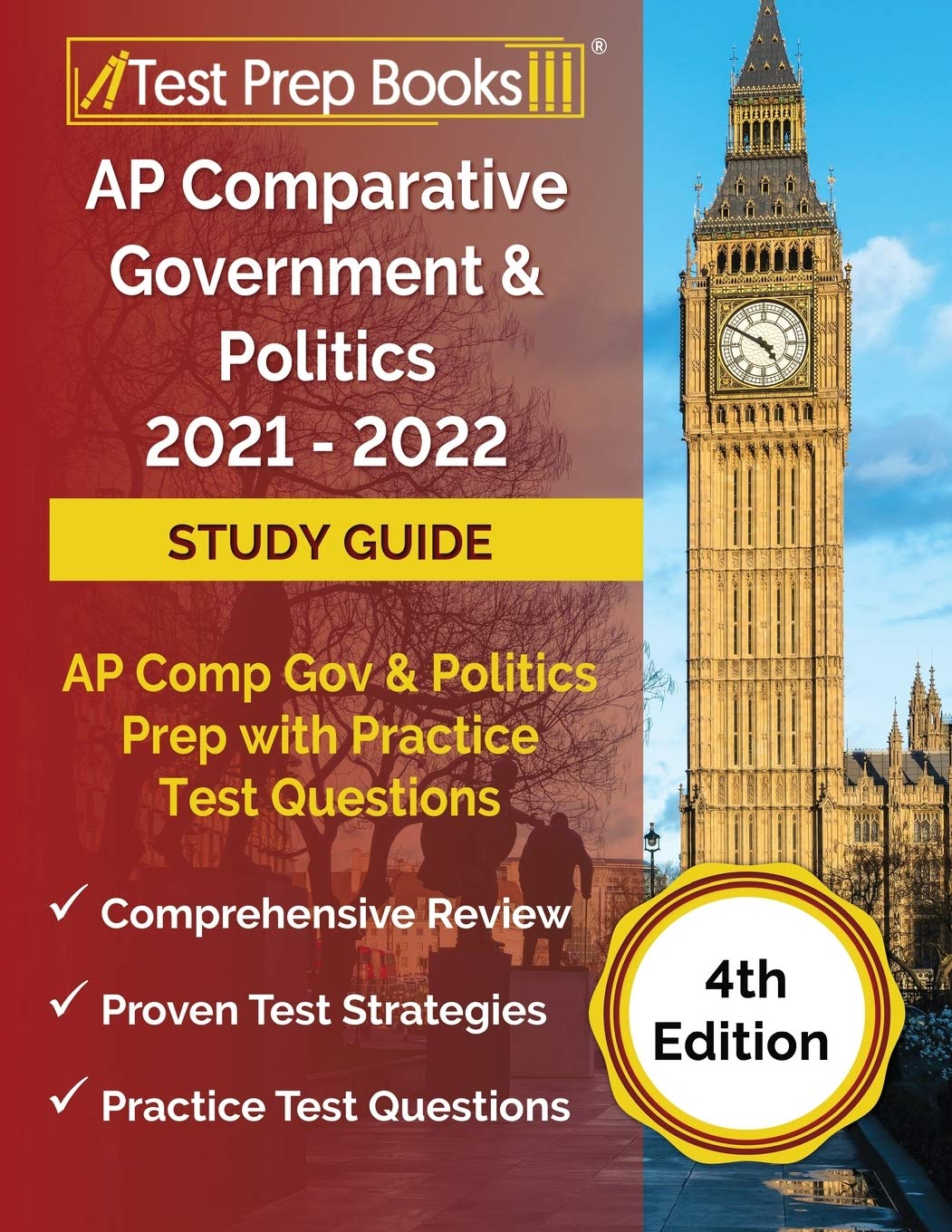 AP Comparative Government and Politics 2021 2022 Study Guide: AP Comp Gov and Politics Prep with Practice Test Questions [4th ,Used