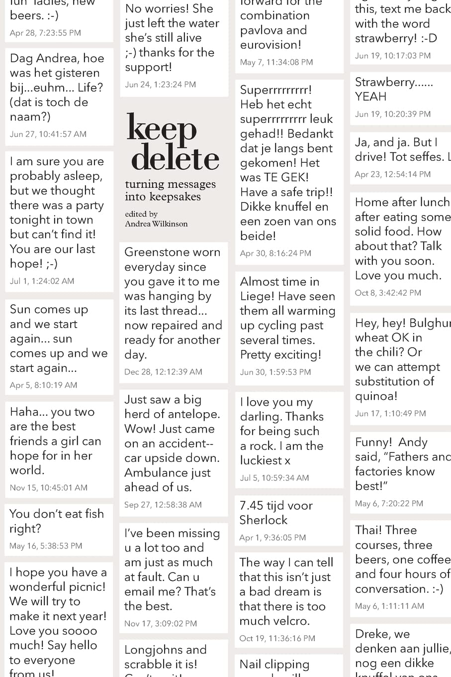 Keep Delete: Turning Messages Into Keepsakes,Used