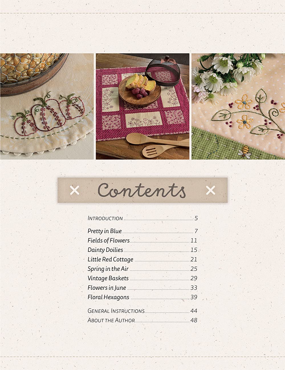Tabletop Stitchery: Set Your Table with 12 Inviting Embroidery and Patchwork Patterns,Used
