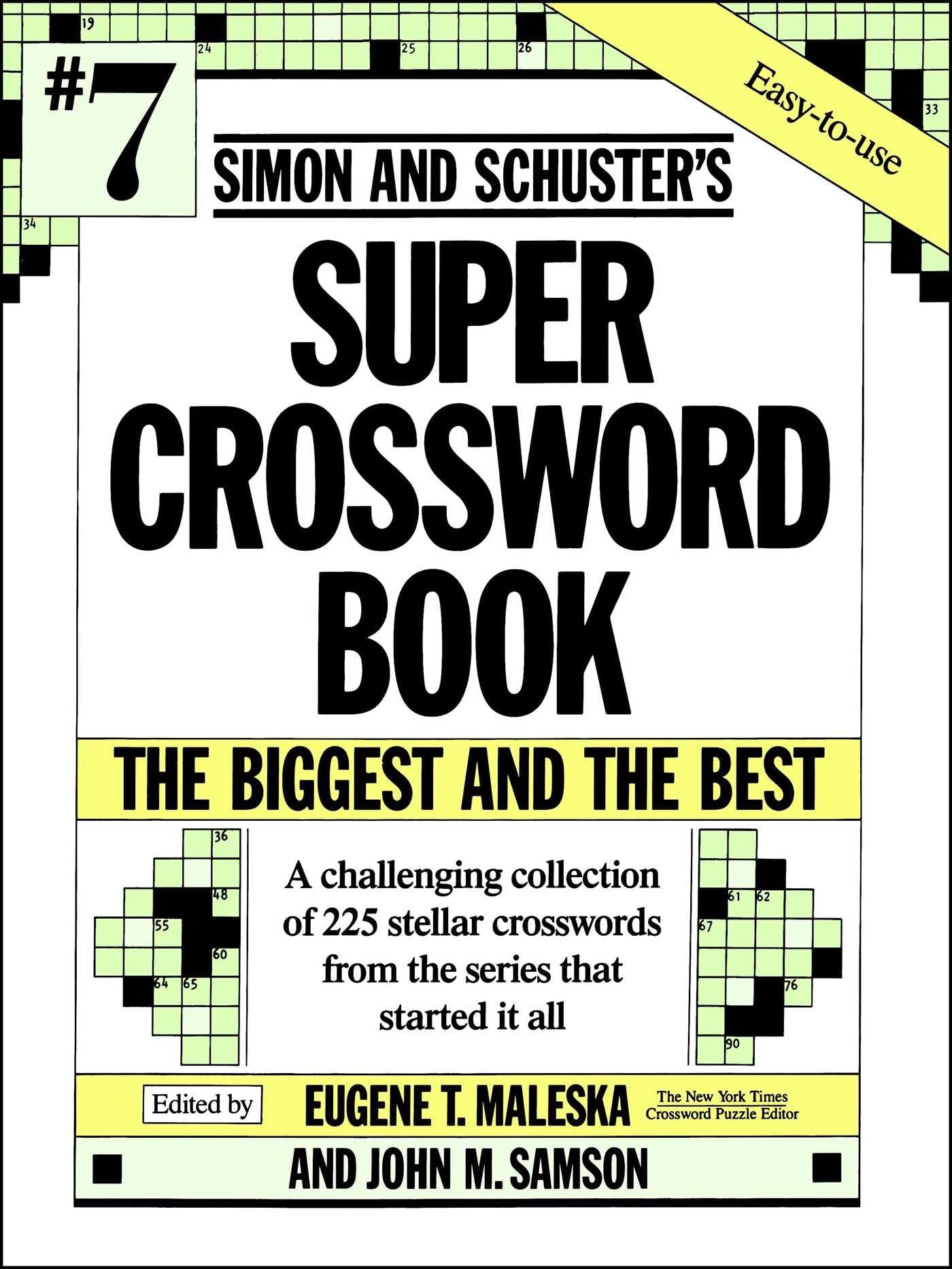 Simon & Schuster Super Crossword Puzzle Book #7 (S&S Super Crossword Puzzles),Used