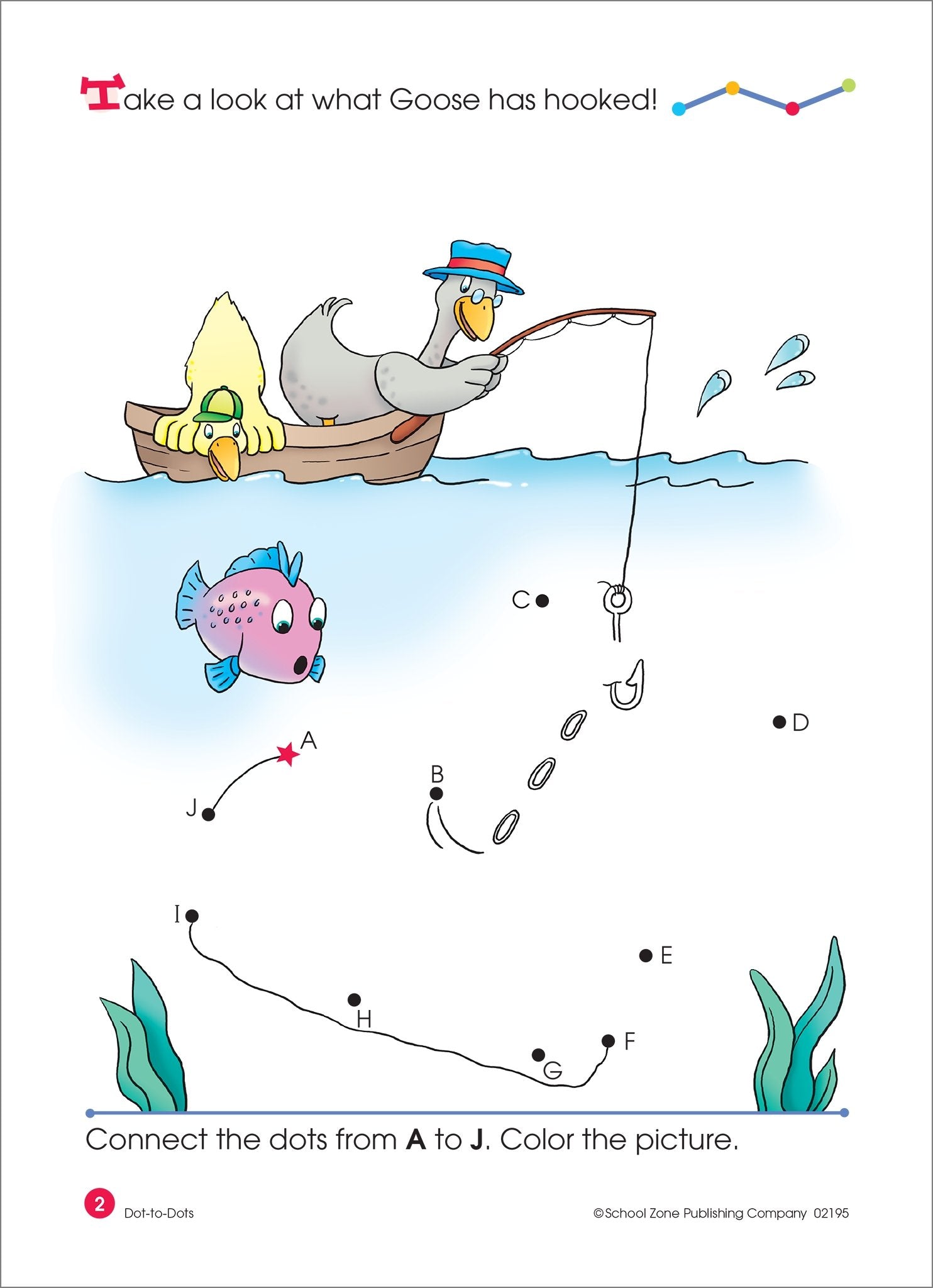 School Zone Dottodots Alphabet Workbook 32 Pages, Ages 4 To 6, Preschool, Kindergarten, Connect The Dots, Letter Puzzles, ,Used