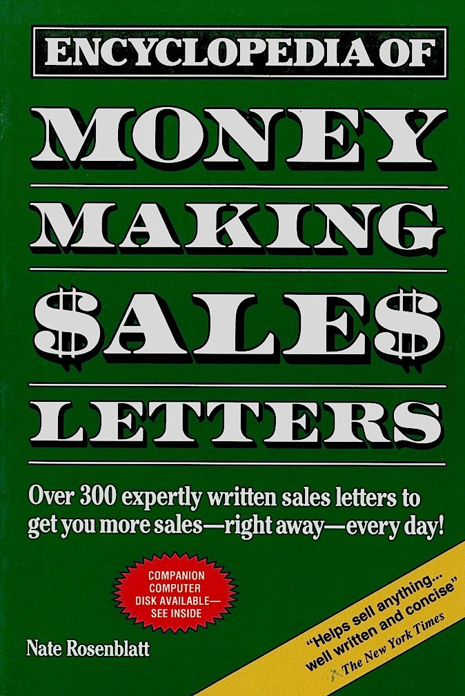 Encyclopedia of Money Making Sales Letters,Used