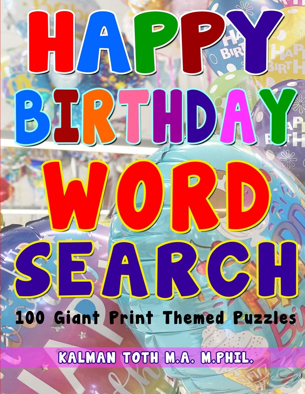 Happy Birthday Word Search,Used