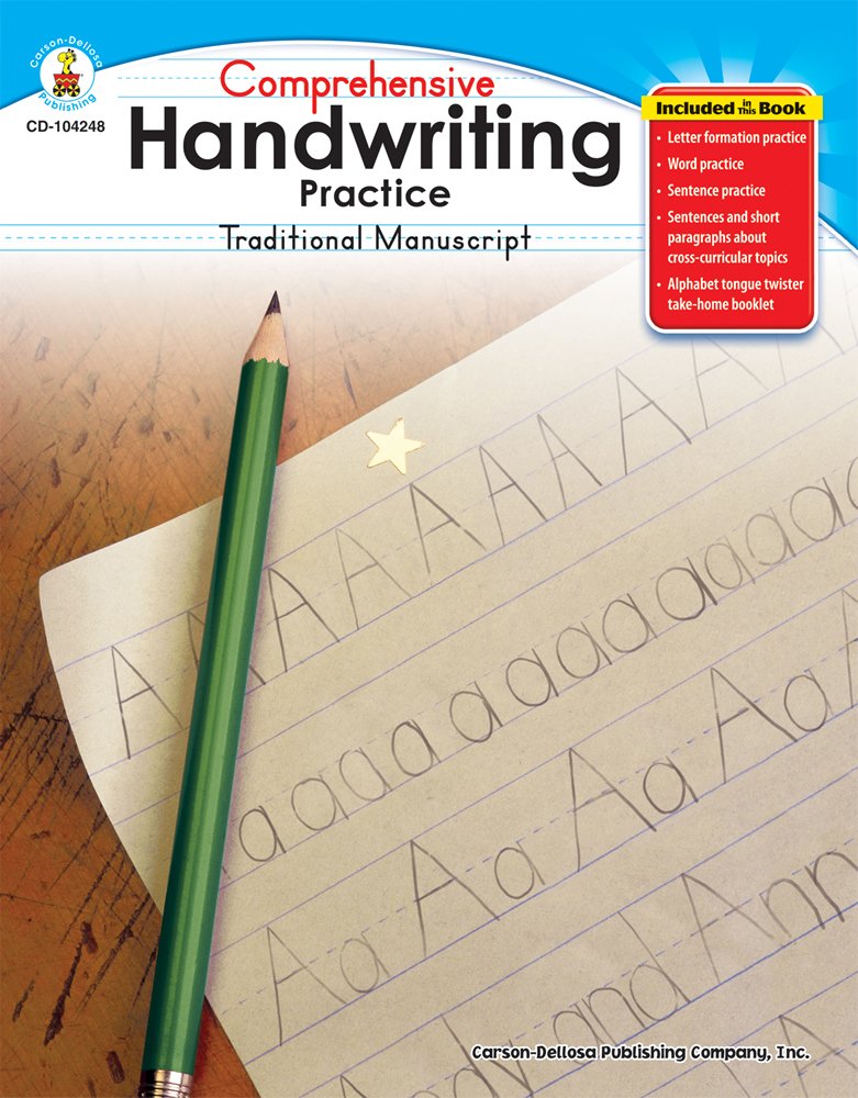 Comprehensive Handwriting Practice: Traditional Manuscript, Grades K 1,Used