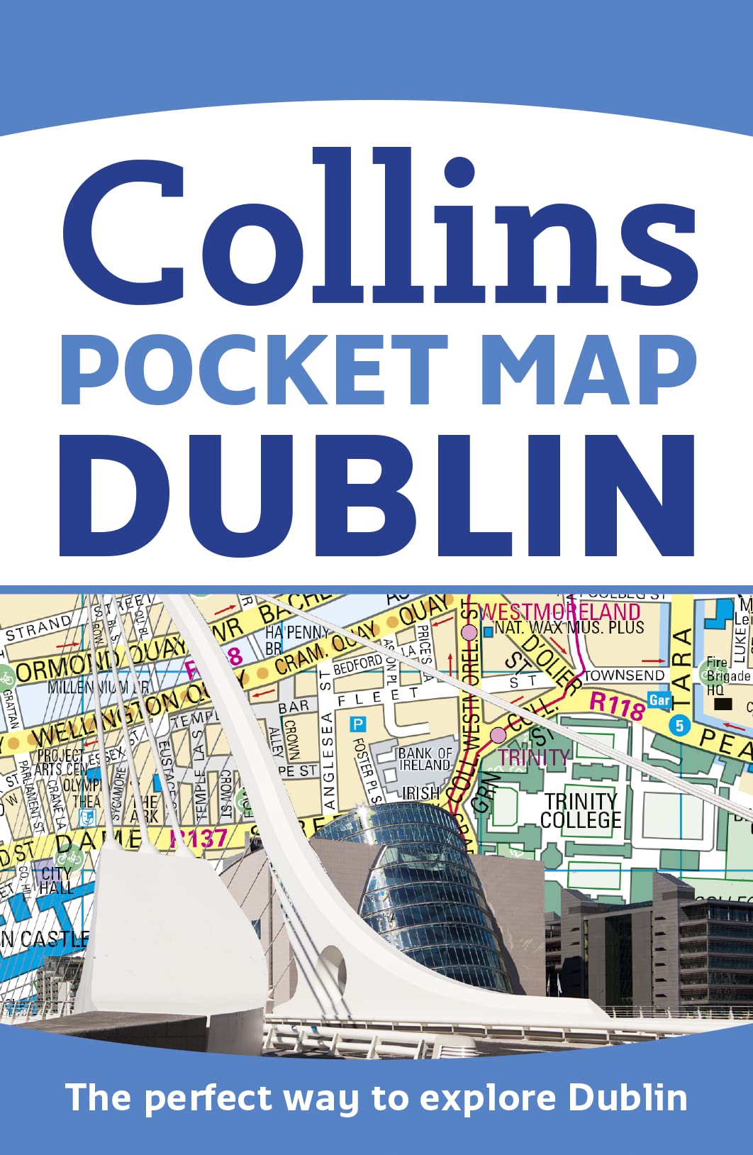 Collins Pocket Map Dublin,Used