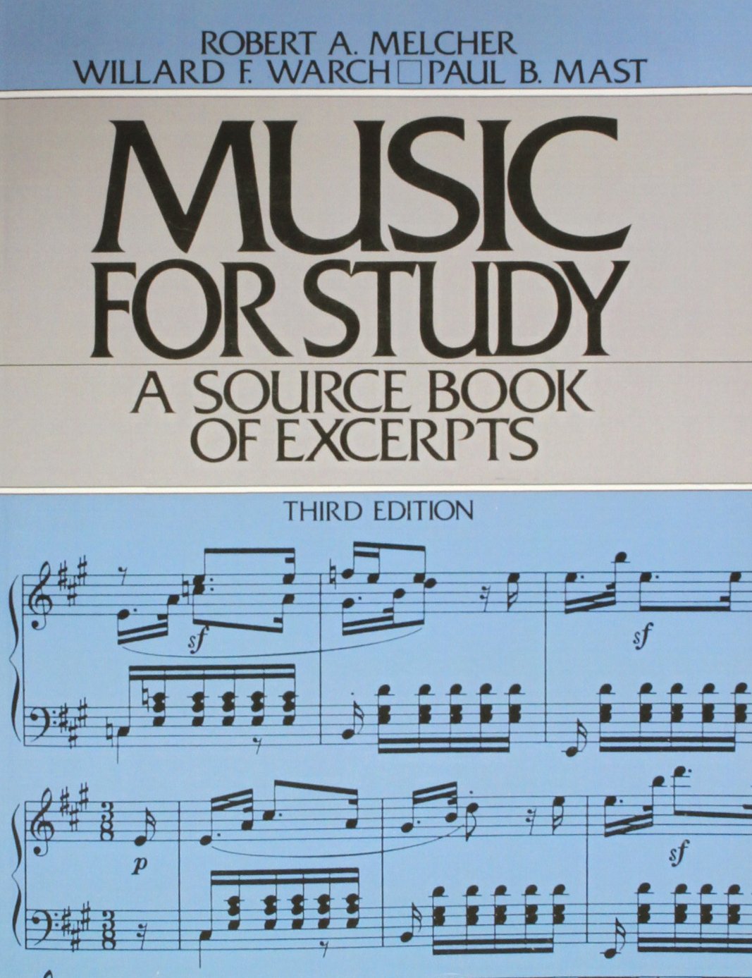 Music for Study (3rd Edition),Used