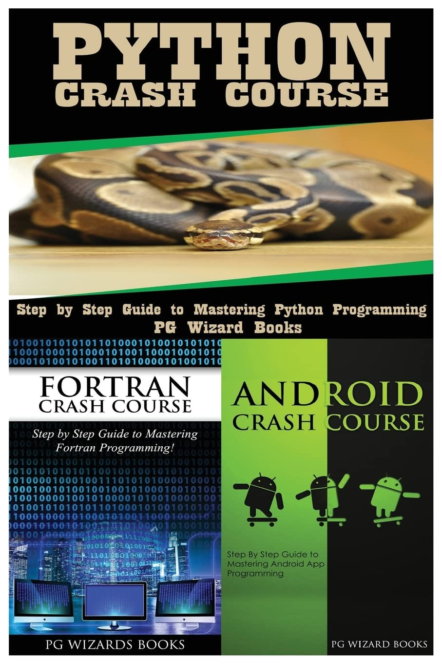 Python Crash Course + Fortran Crash Course + Android Crash Course,Used