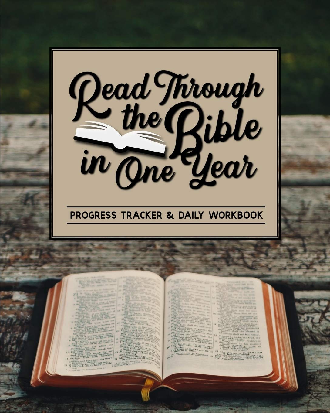 Read Through the Bible in One Year: Progress Tracker & Daily Workbook,Used