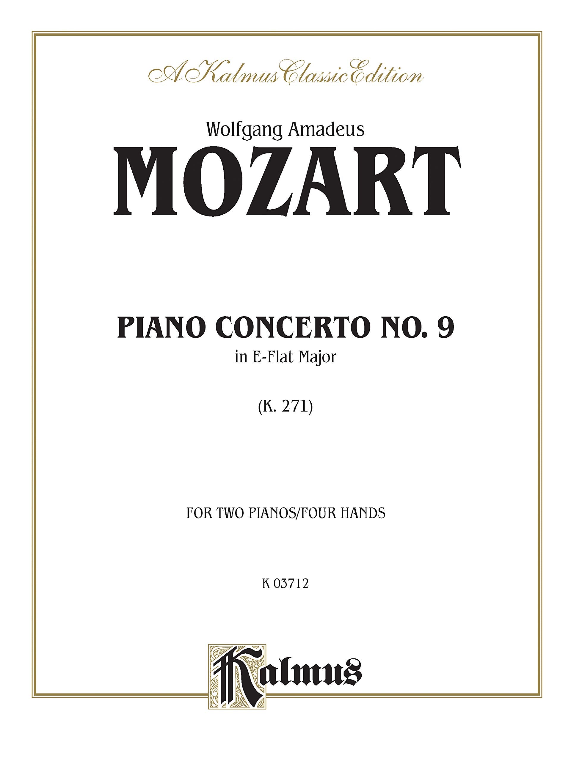 Piano Concerto No. 9 in Eflat Major, K. 271 (Kalmus Edition),Used