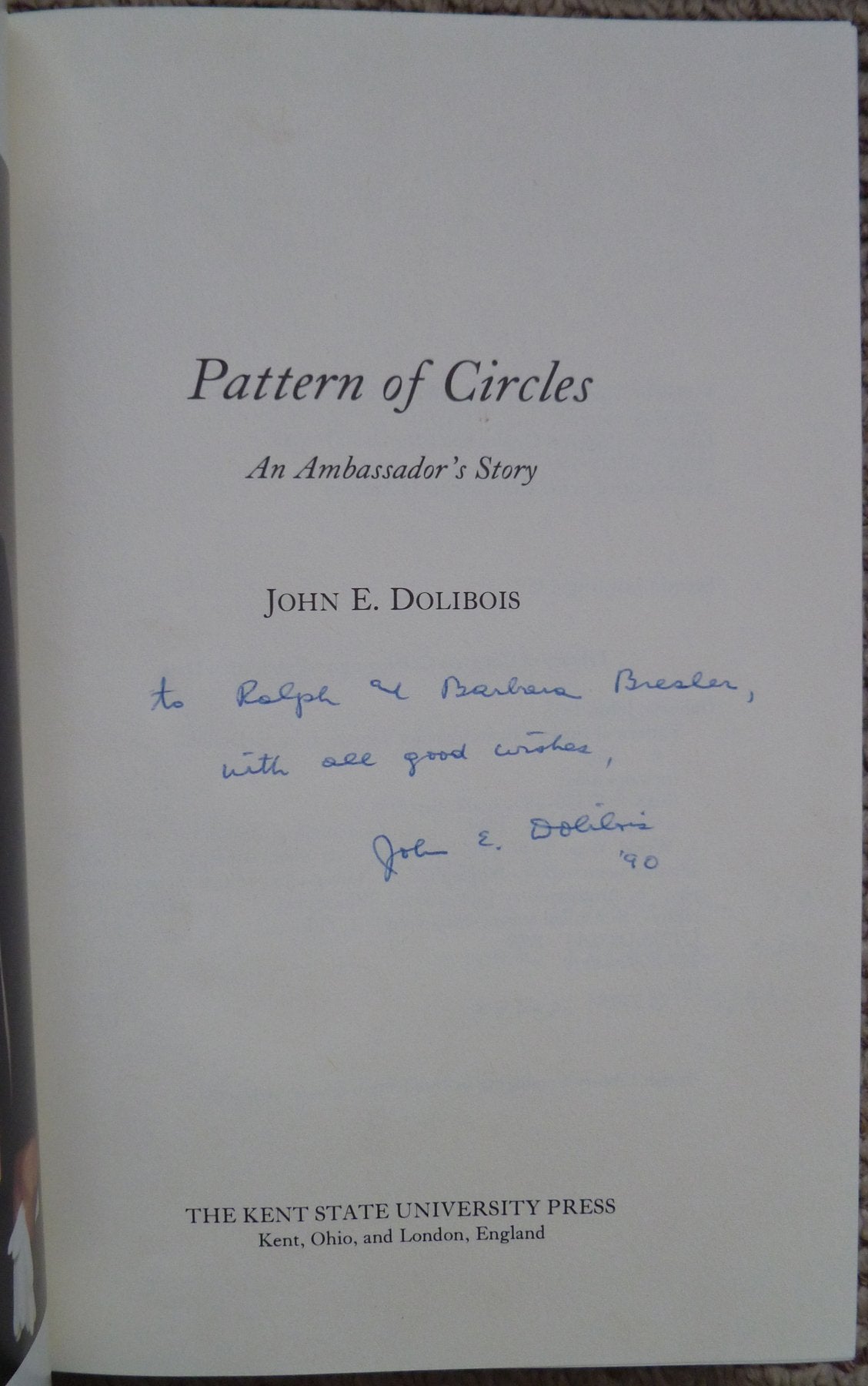 Pattern of Circles: An Ambassador's Story,Used