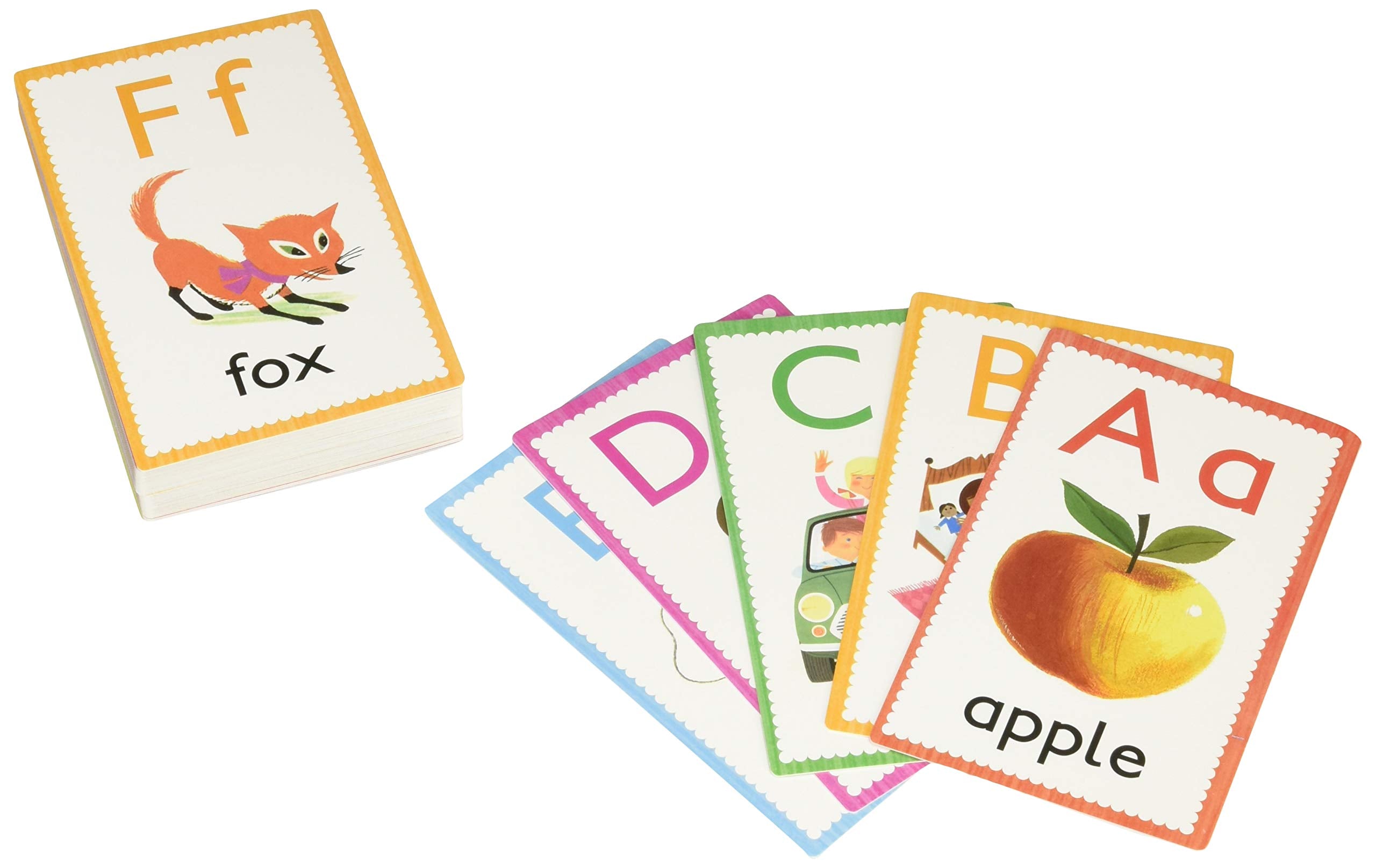 Alphabet  Flash Cards: 54 Word and Picture Cards, with Learning Tips,Used