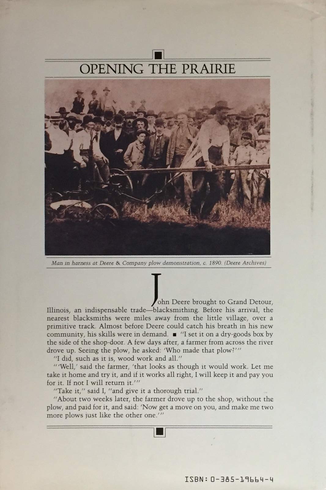 John Deere's Company A History of Deere and Company and Its Times,New