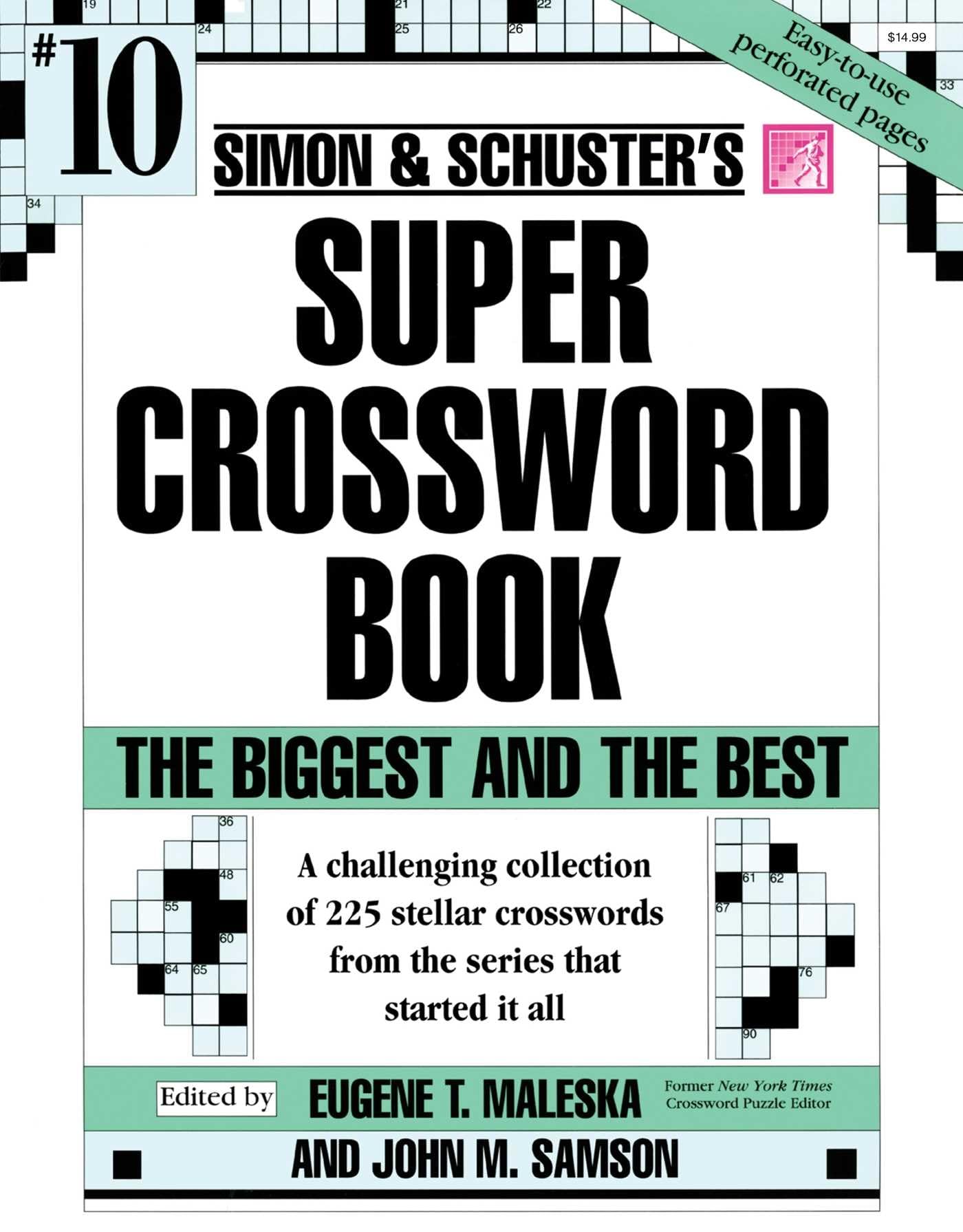 Simon & Schuster Super Crossword Puzzle Book #10 (10) (S&S Super Crossword Puzzles),Used