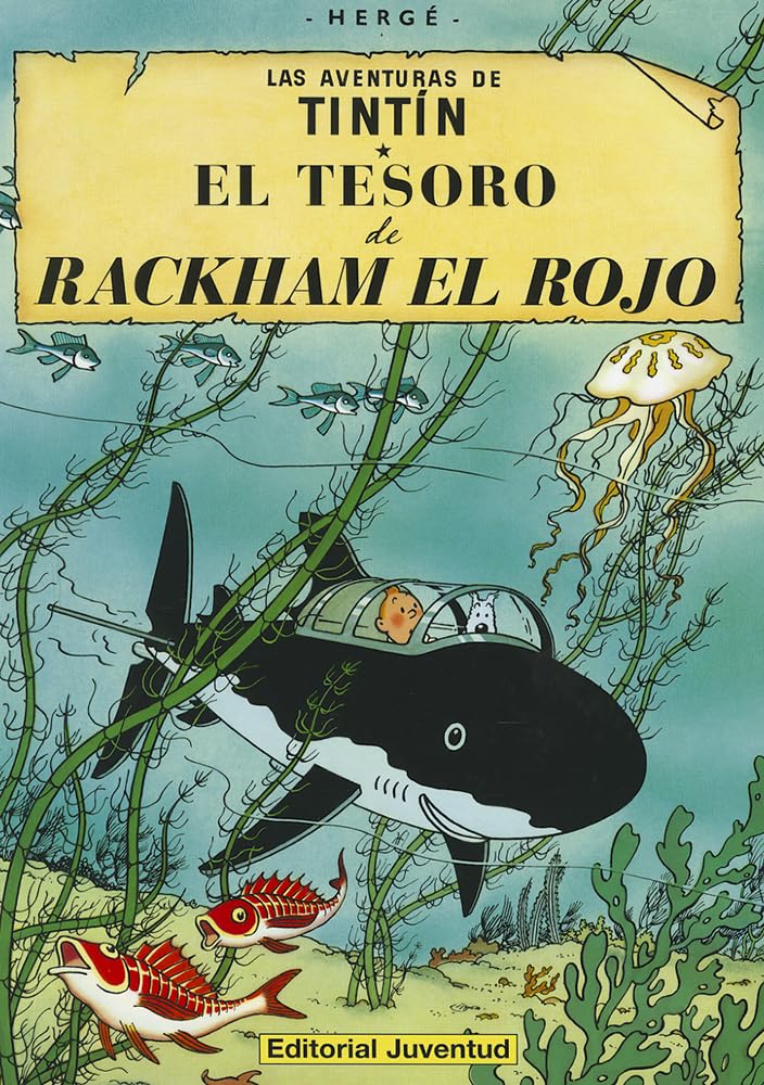 El tesoro de Rackham el Rojo (carton) (Tintin) (Spanish Edition),Used