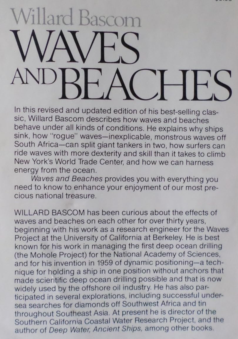 Waves And Beaches: The Dynamics Of The Ocean Surface,Used