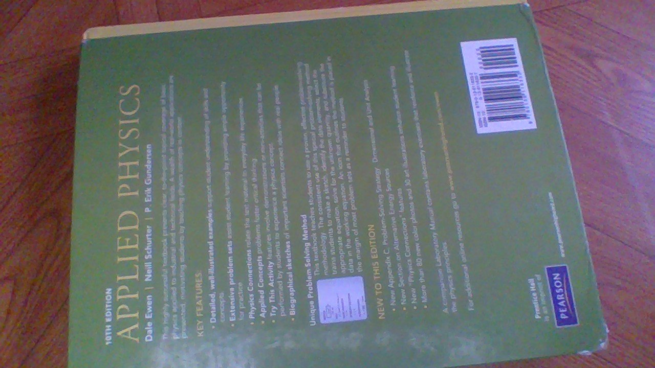 Applied Physics (10th Edition),Used