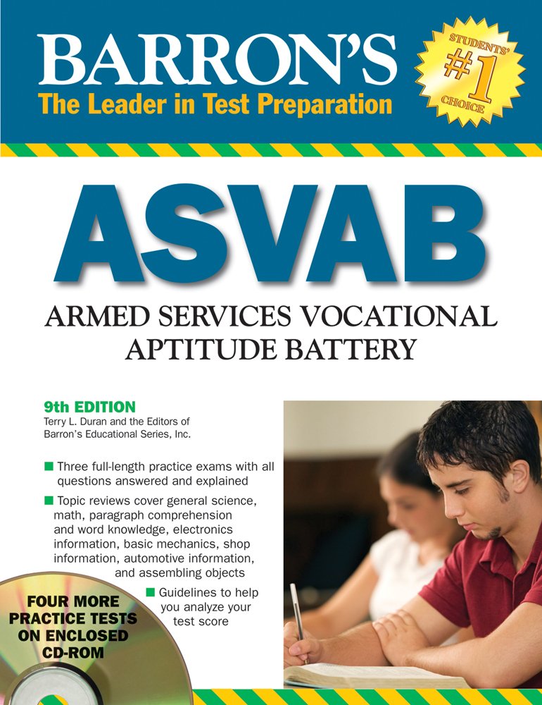 Barron's ASVAB: Armed Services Vocational Aptitude Battery,Used
