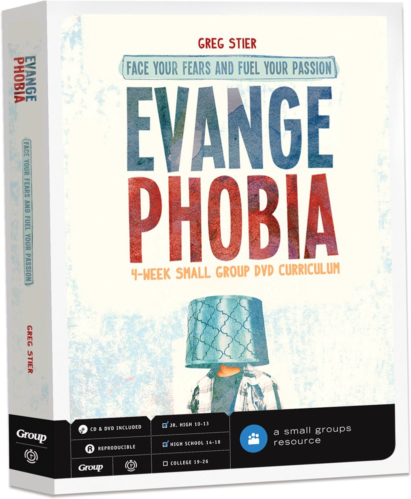 Evangephobia DVD Curriculum: Face Your Fears and Fuel Your Passion 4Week Small Group Study,New