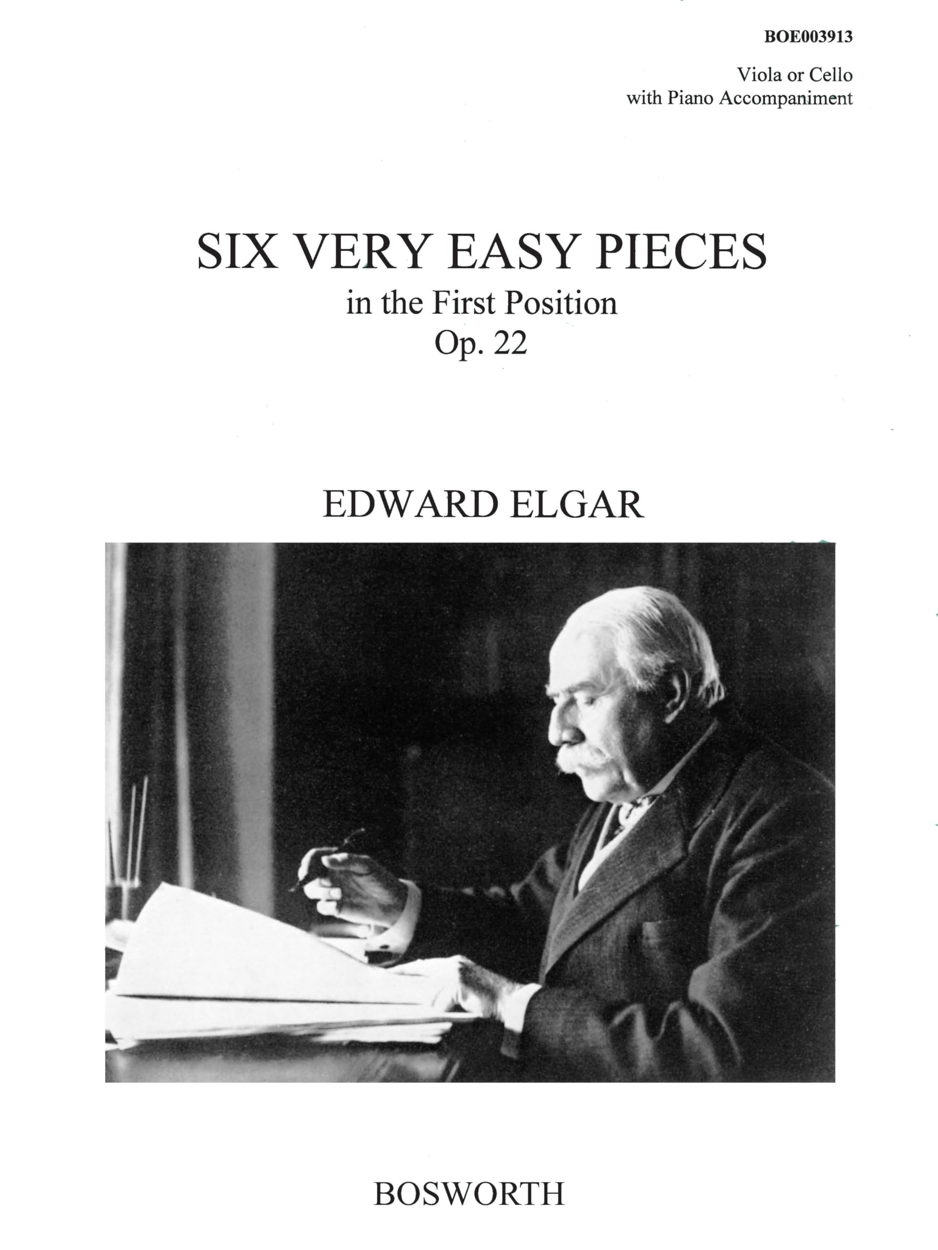 6 Very Easy Pieces Op. 22: Viola (or Cello) and Piano,Used