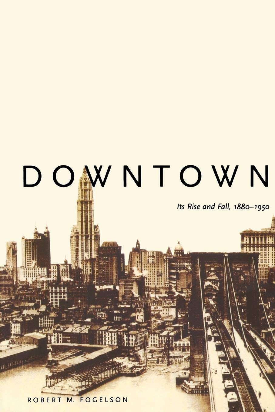 Downtown: Its Rise And Fall, 18801950,Used