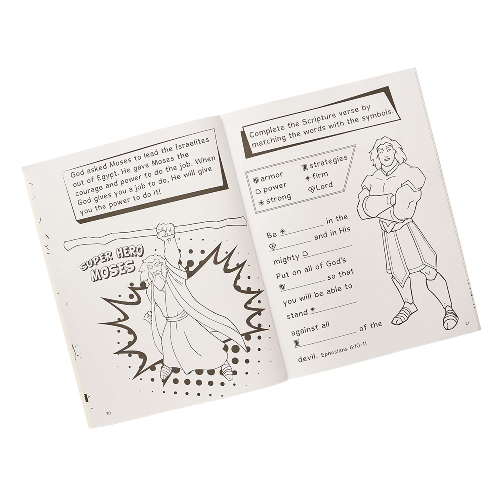 Super Heroes Activity Book: Bible Fun,Used