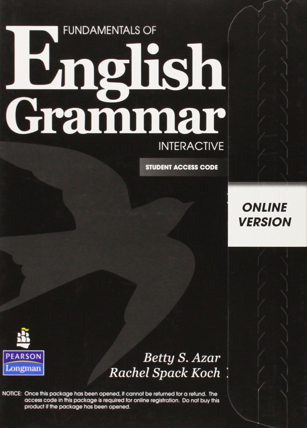 Fundamentals Of English Grammar Interactive, Online Version, Student Access,New