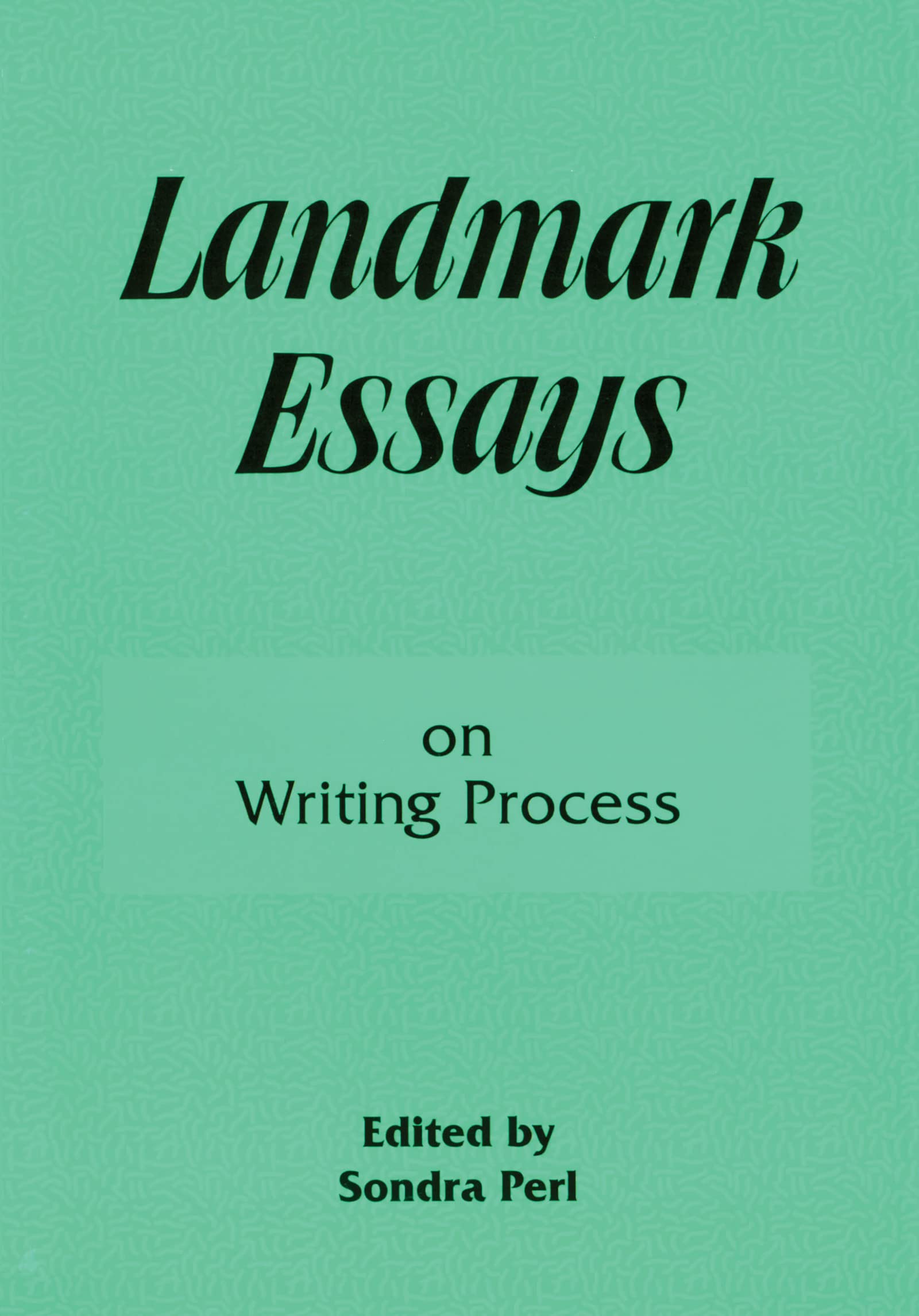 Landmark Essays on Writing Process: Volume 7 (Landmark Essays Series),Used