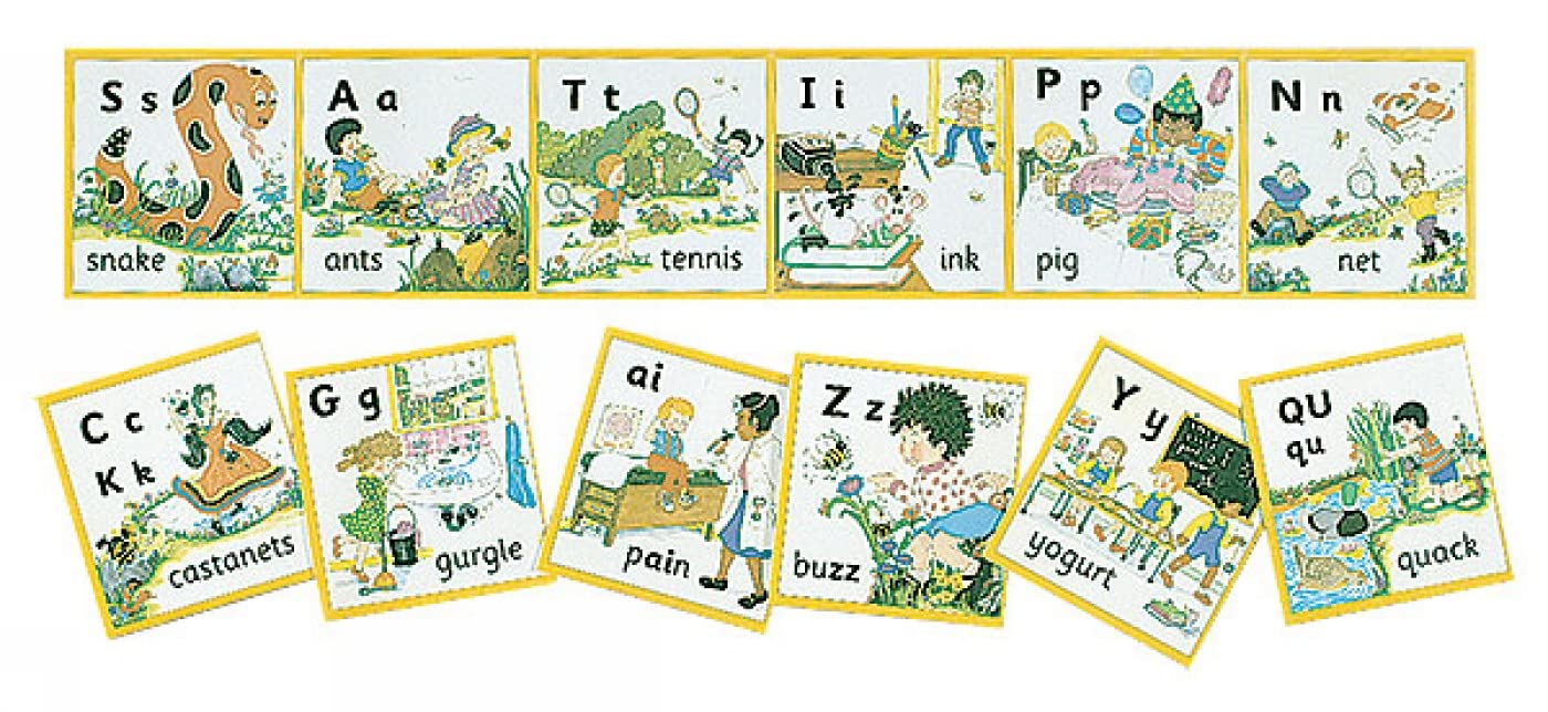 Jolly Phonics Wall Frieze: In Precursive Letters