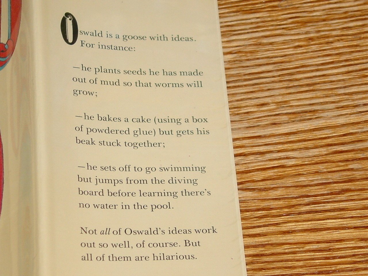 Oswald, the silly goose,Used