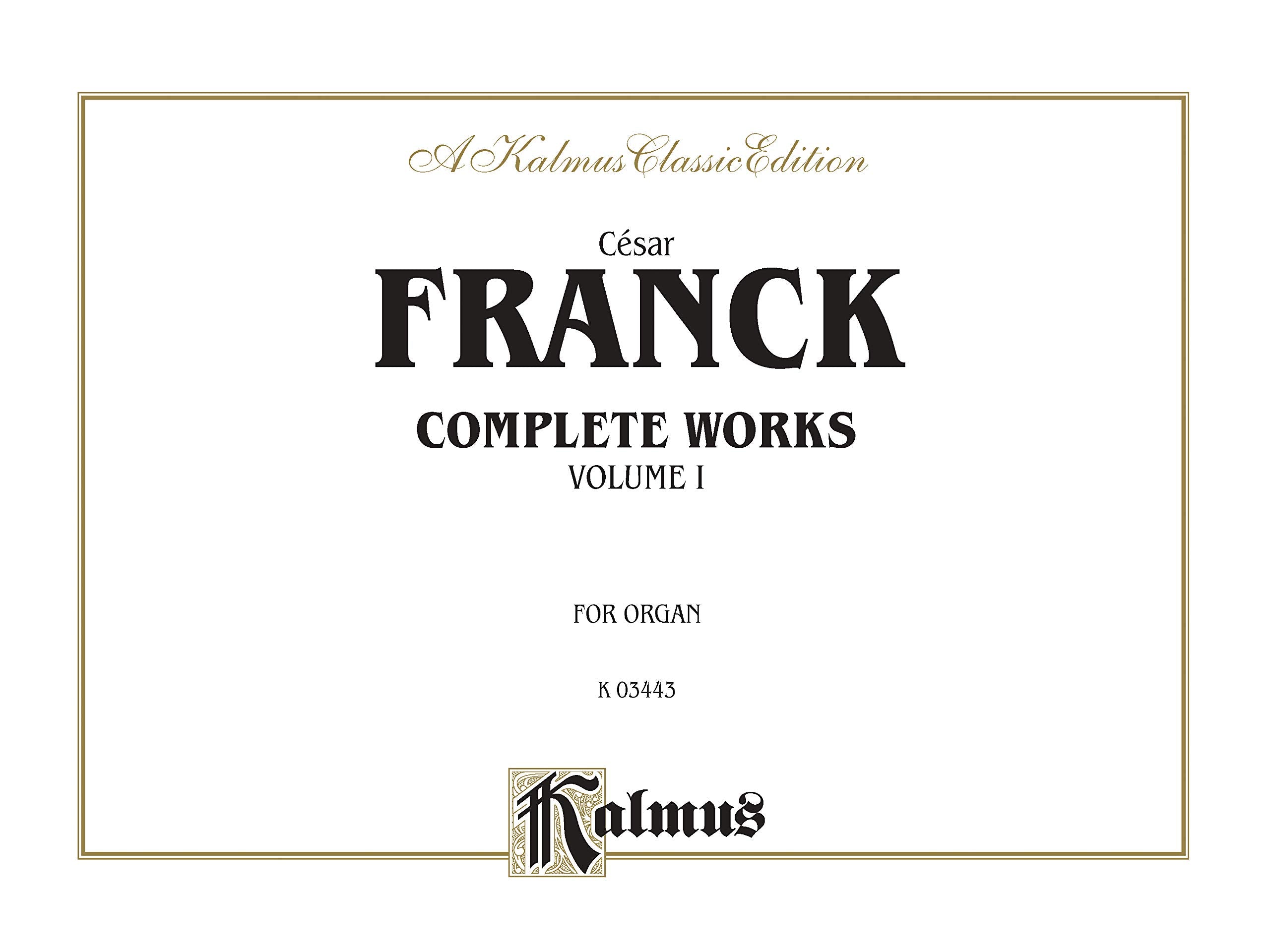 Organ Works, Vol 1: Comb Bound Book (Kalmus Edition),Used
