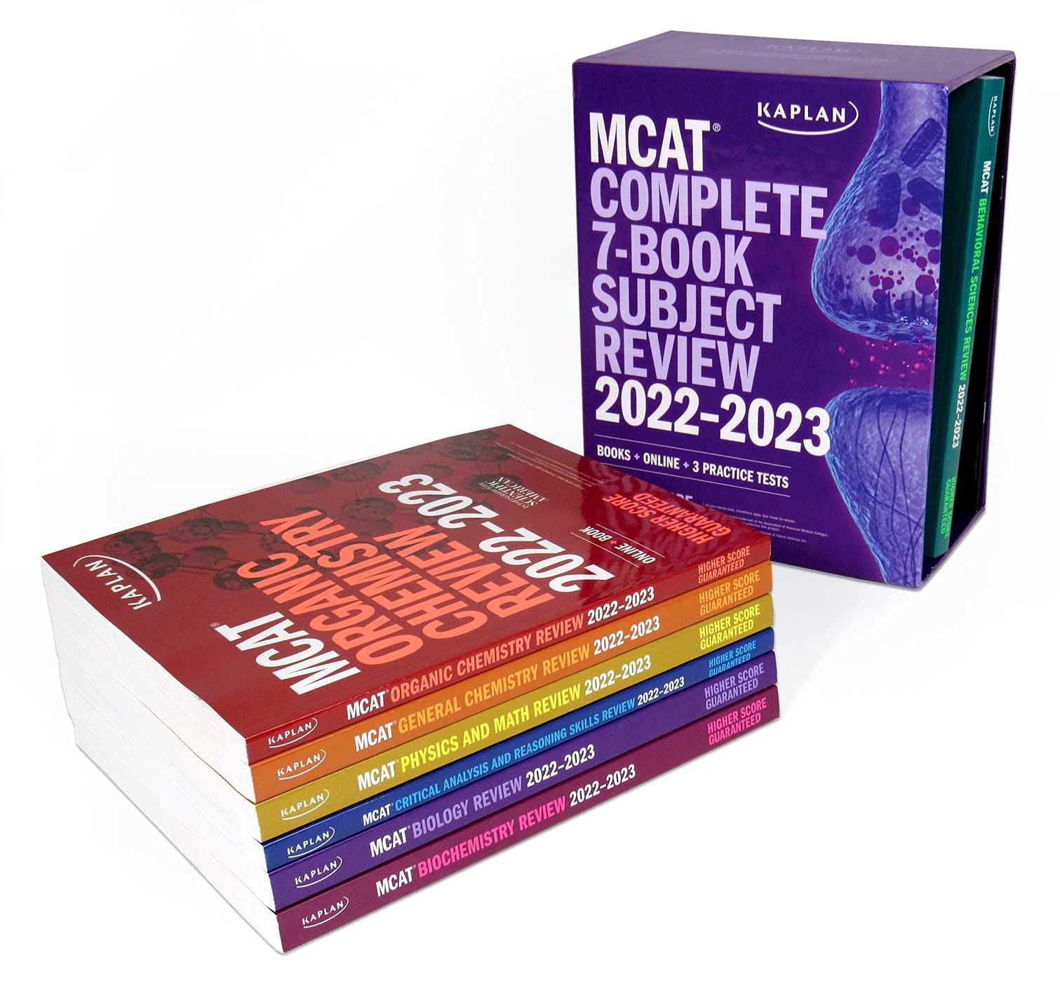 Mcat Complete 7Book Subject Review 20222023: Books + Online + 3 Practice Tests (Kaplan Test Prep),New
