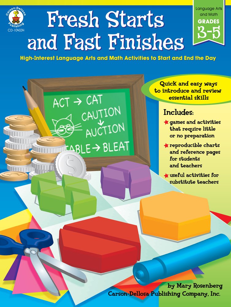 Fresh Starts and Fast Finishes, Grades 3 5,Used