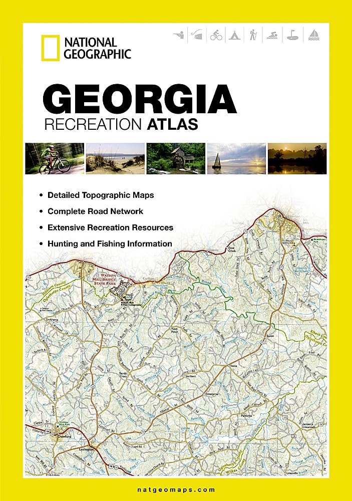 Georgia Recreation Atlas (National Geographic Recreation Atlas),Used