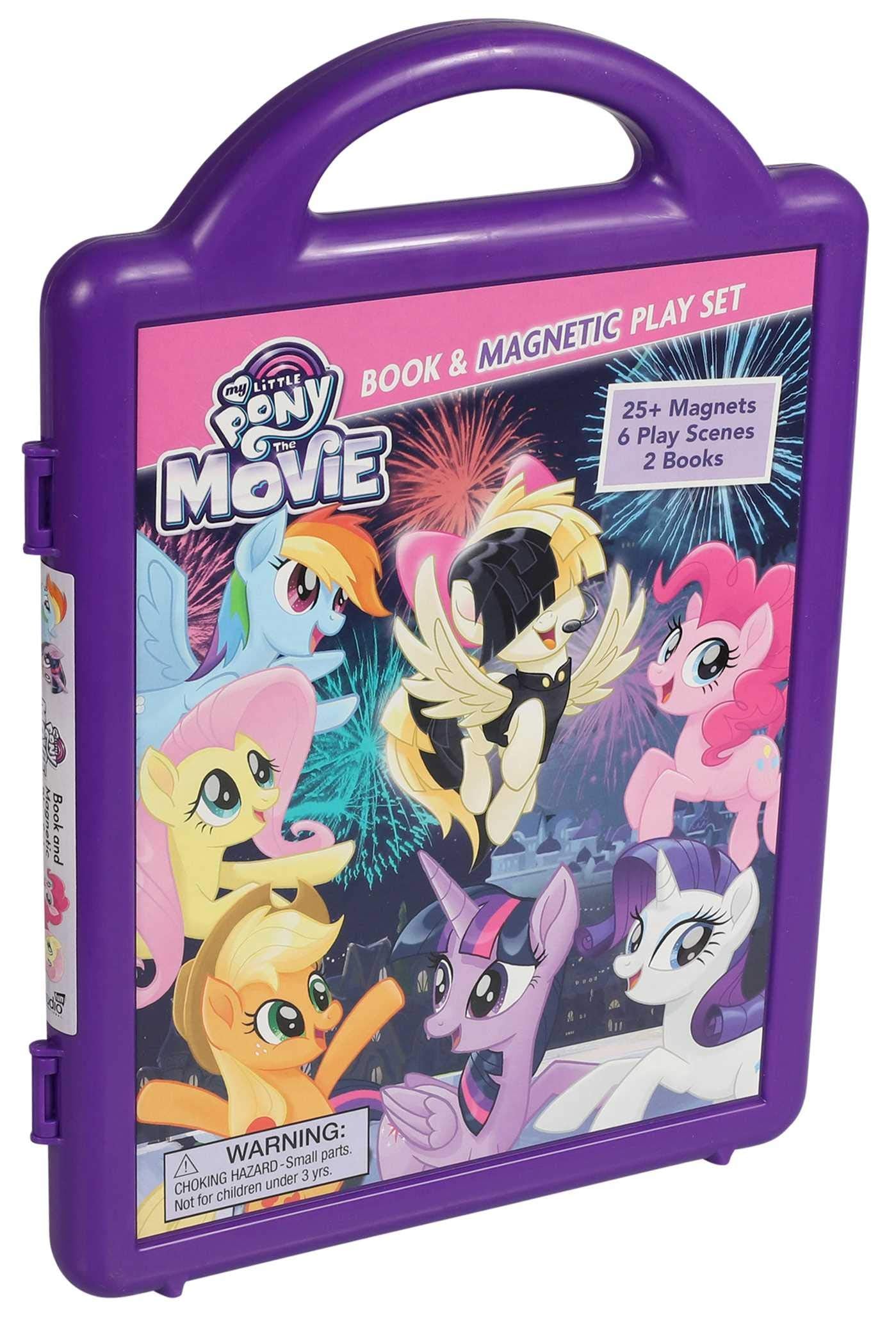 My Little Pony The Movie: Book & Magnetic Play Set,Used