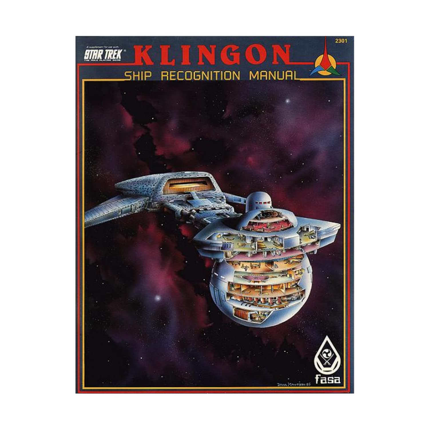 Klingon Ship Recognition Manual (Star Trek Rpg),Used
