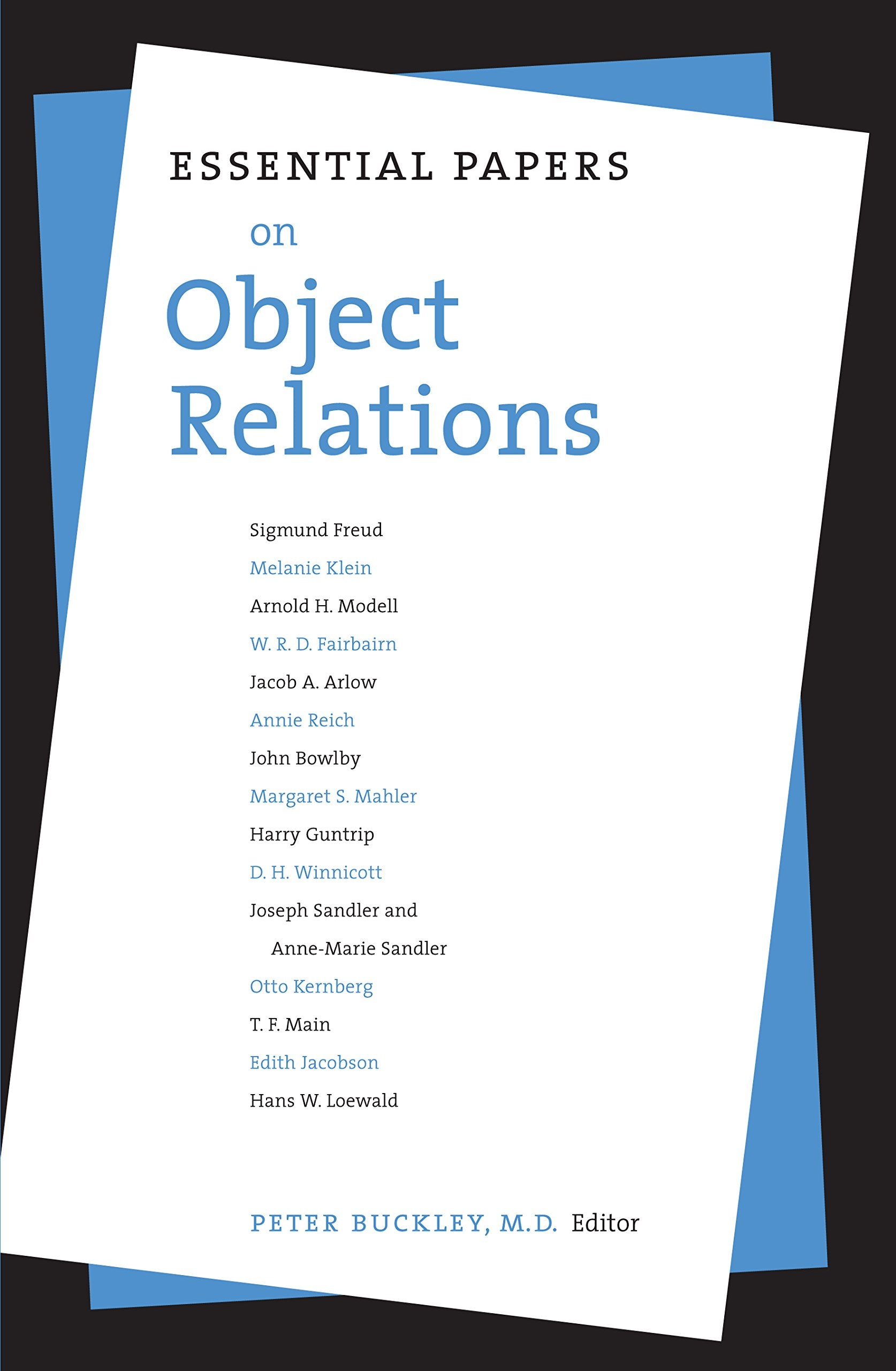 Essential Papers On Object Relations (Essential Papers On Psychoanalysis, 5),New