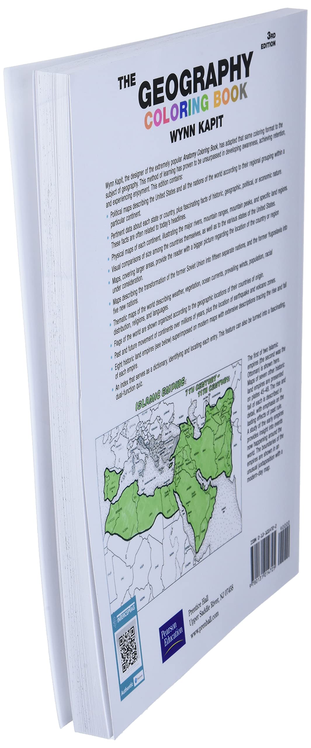 Geography Coloring Book,Used